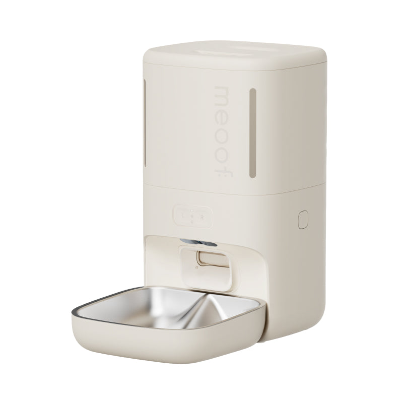 automatic smart pet feeder cream 12