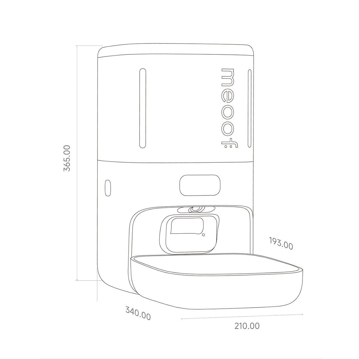 automatic smart pet feeder cream 14