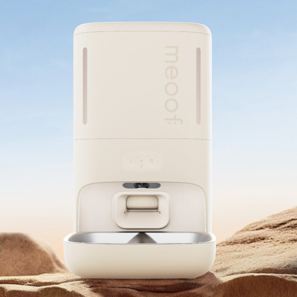 automatic smart pet feeder cream 2