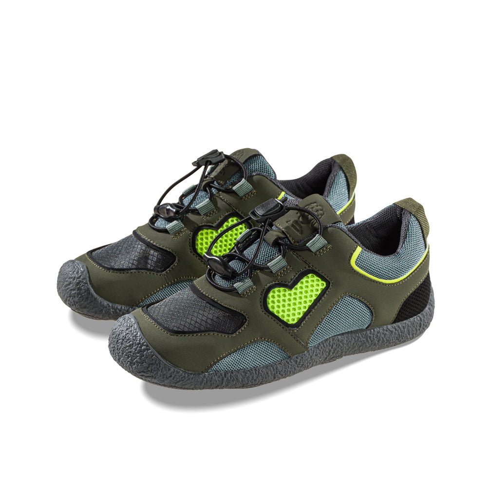 autumn kids outdoor non slip breathable soft sole walking shoes all olive 2