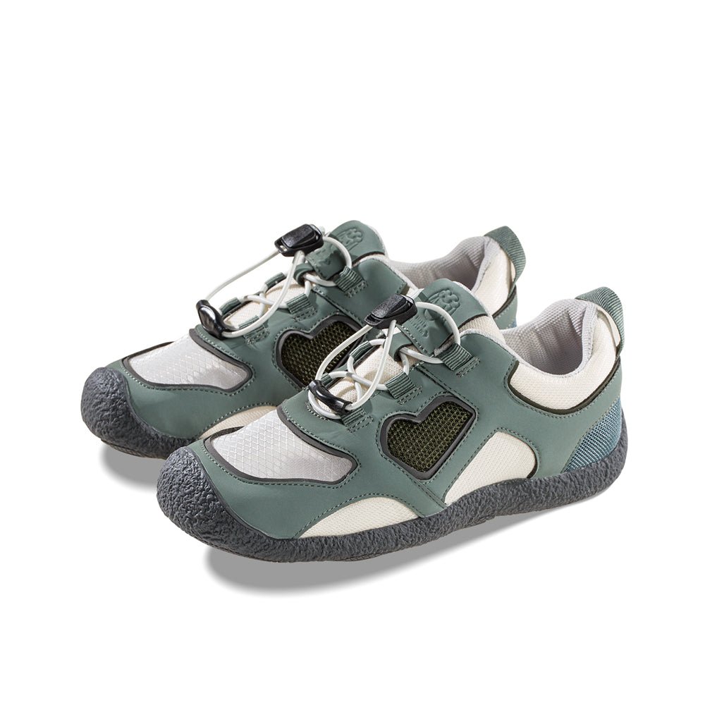 autumn kids outdoor non slip breathable soft sole walking shoes all grey 2