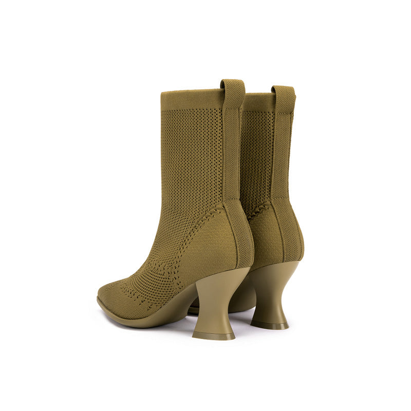 autumn pointed toe sock boots all avocado 3