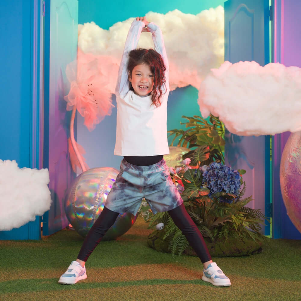 avery extra lightweight kids sneakers all blue 6