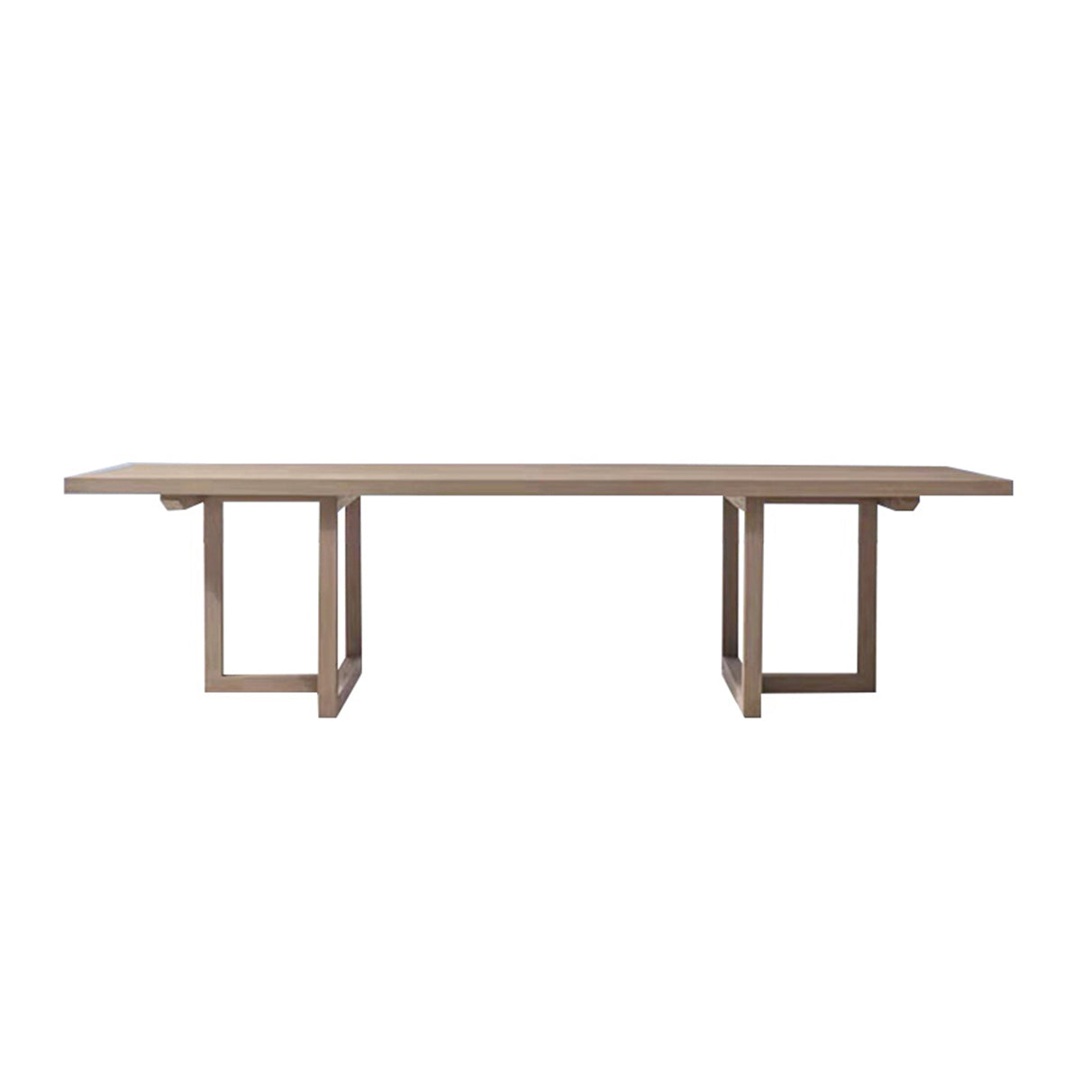 aviara long table 2.4m mocha 1