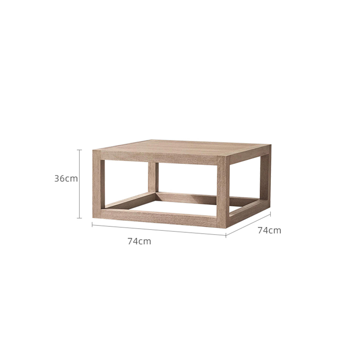 aviara patio coffee table 0.74m mocha 4