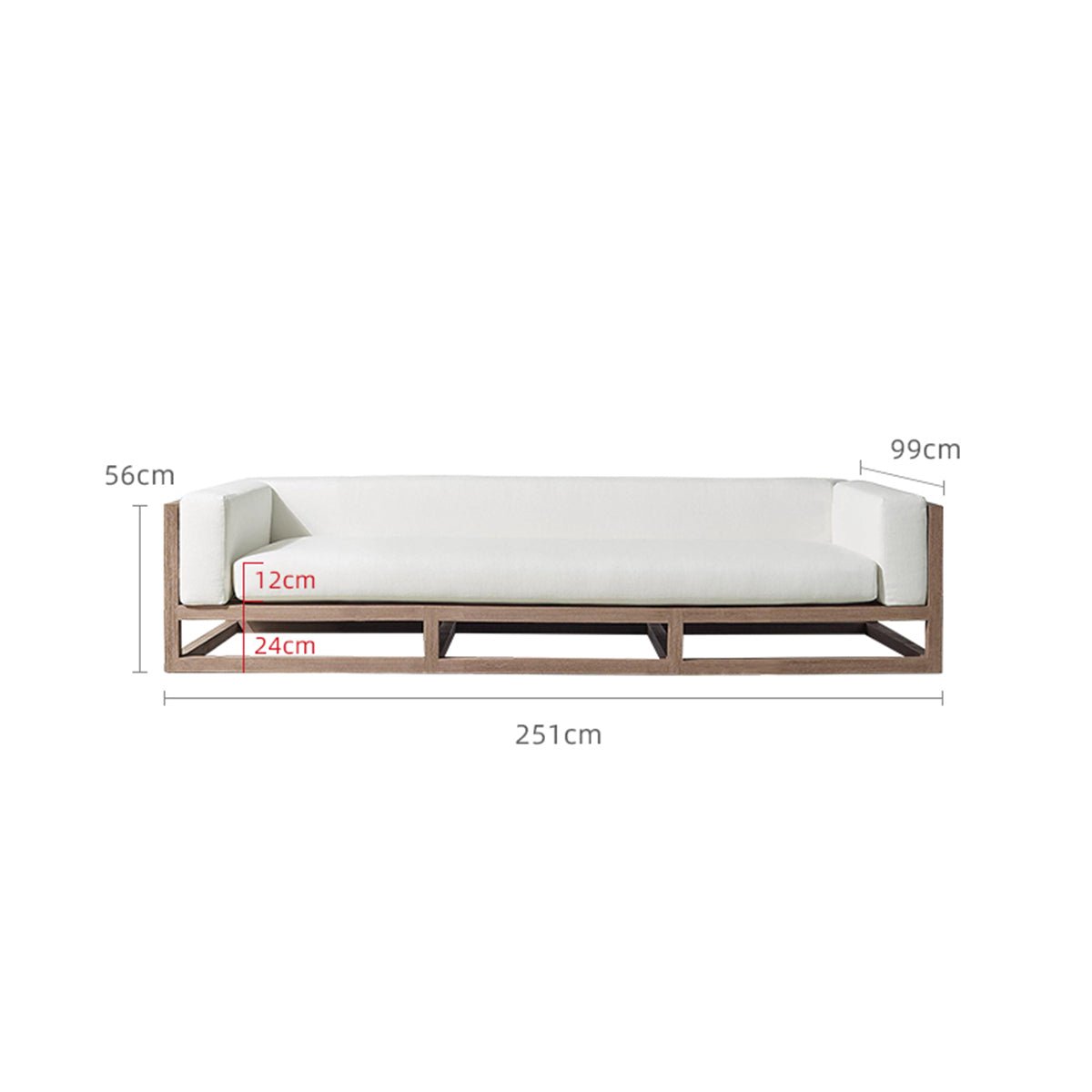 Aviara Patio Sofa - 0cm