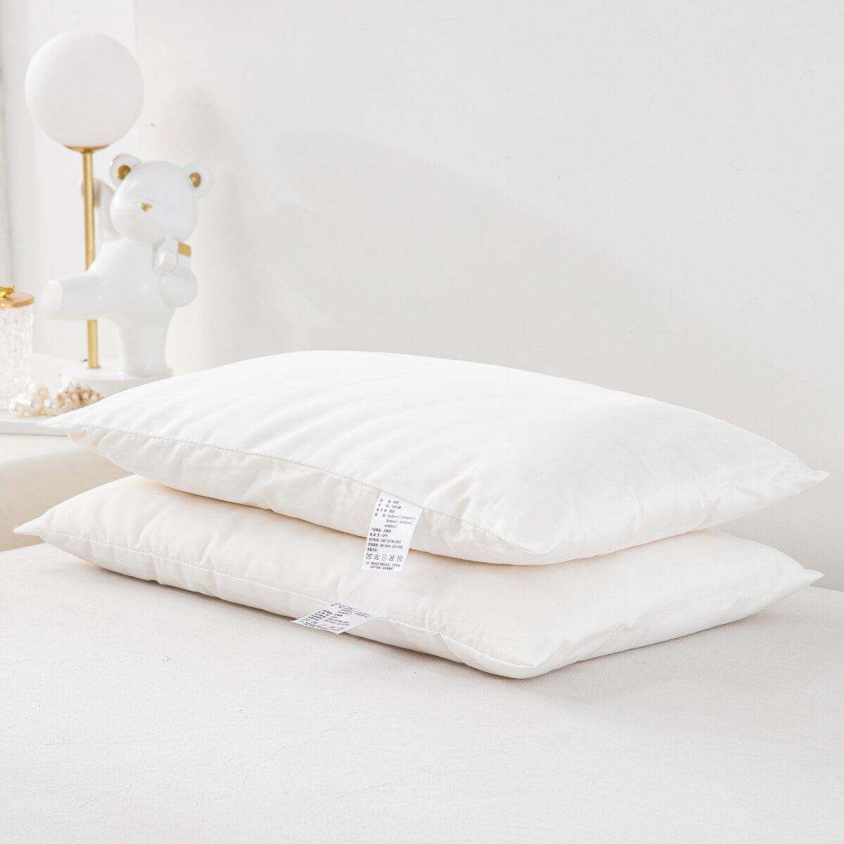 Baby Safe 100% Cotton 2 Pieces Kids Pillow Set