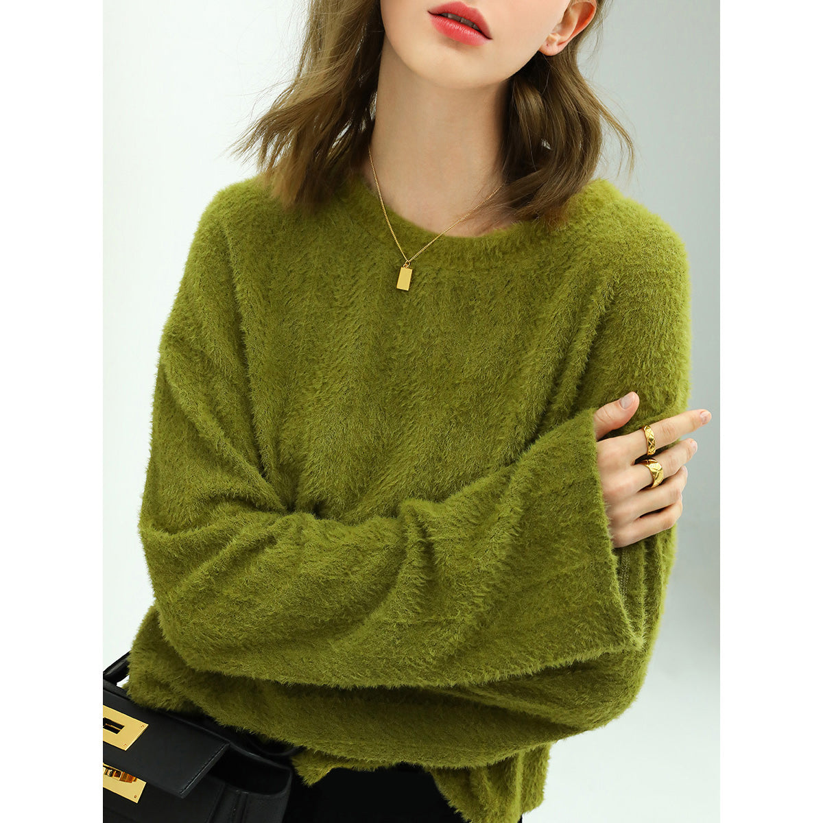 baggy-trumpet-sleeved-textured-stripe-knit-top_all_green_3.jpg