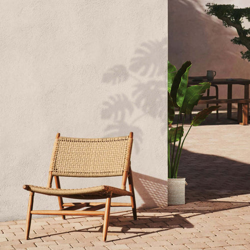 Benny Modern Rattan Lounge Chair - 0cm