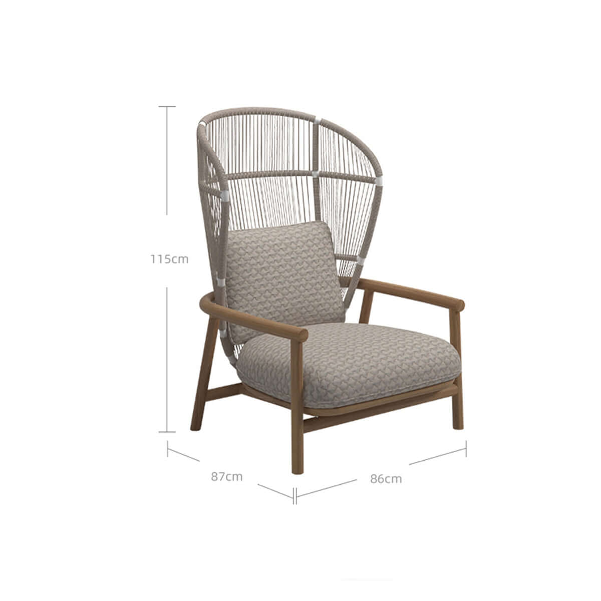 billy modern peacock chair single all 1