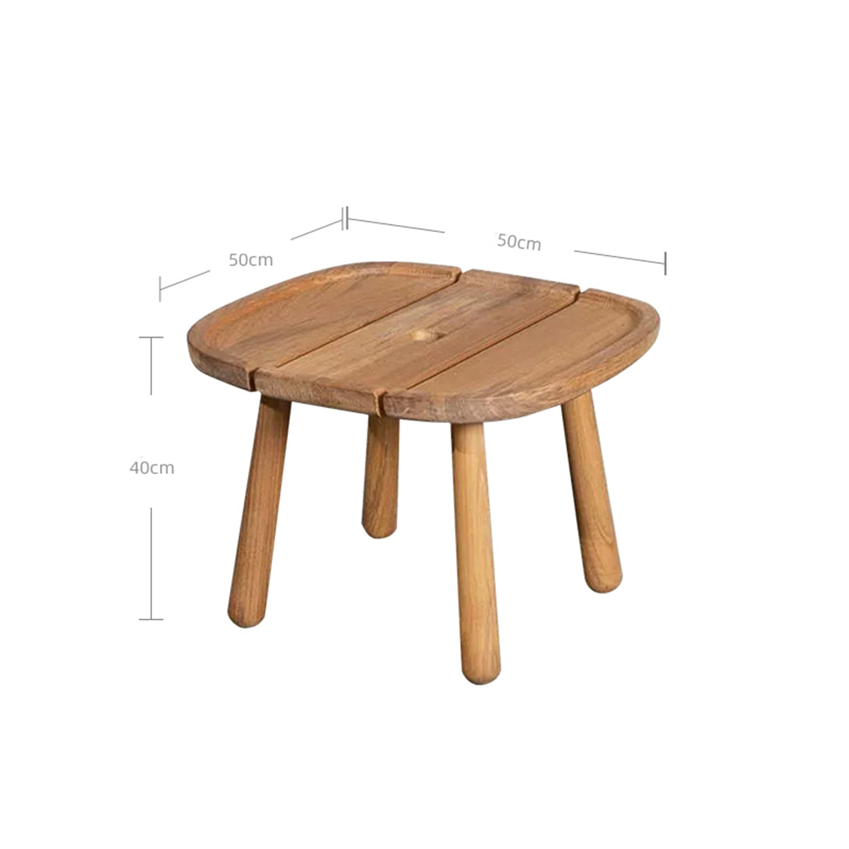 billy resort wooden coffee table 0.5m natural 4