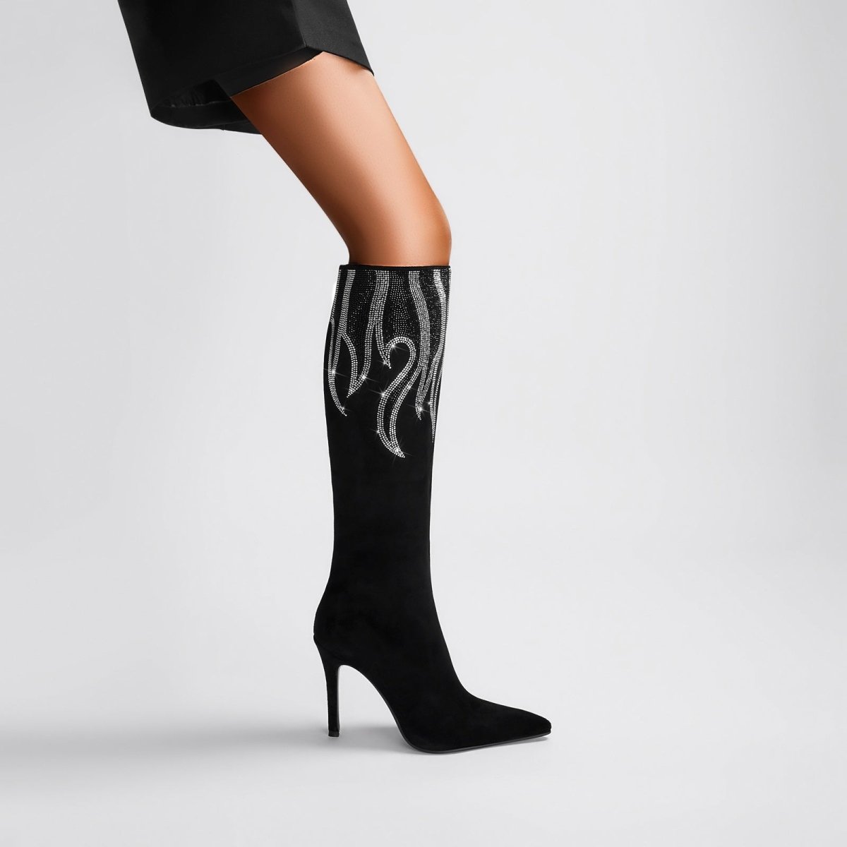 black - and - sliver - flame - pointed - toe - knee - high - boots_all_black_7.jpg