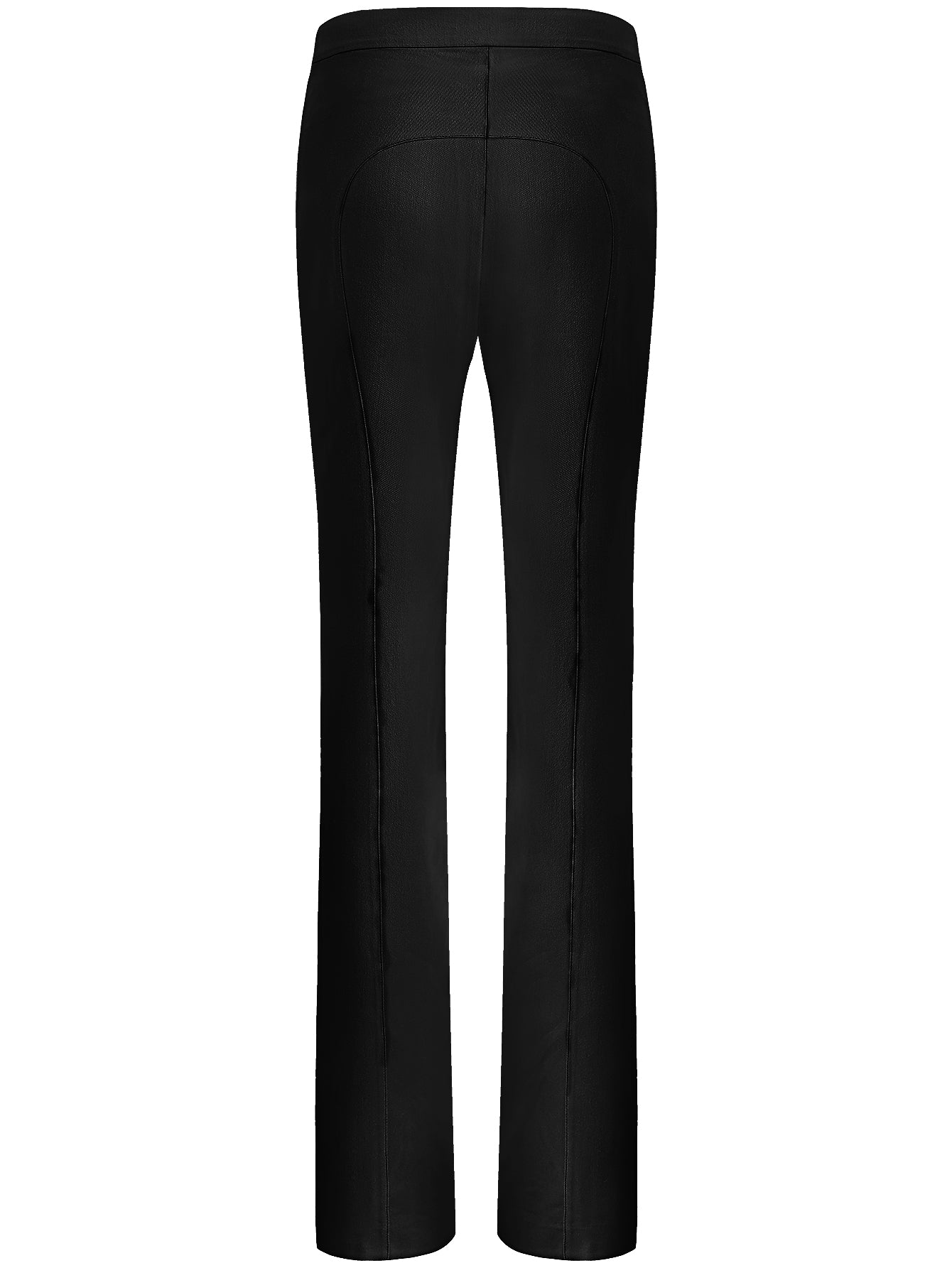 black high waisted flare pants all black 5