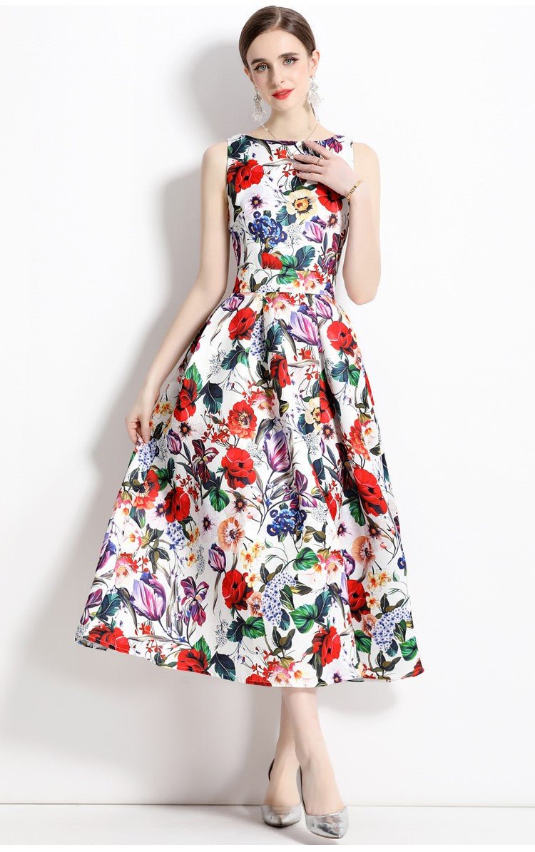blooming - garden - sleeveless - pleated - a - line - tea - dress_all_white_3.jpg