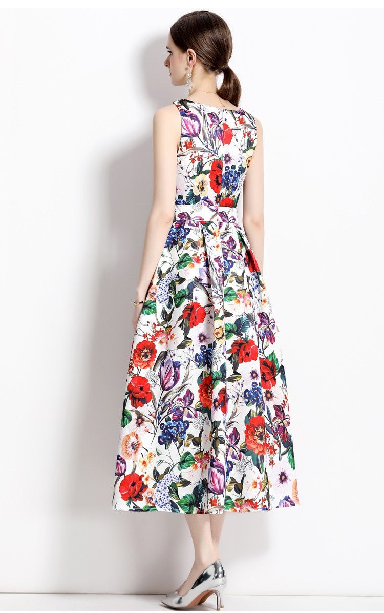 blooming - garden - sleeveless - pleated - a - line - tea - dress_all_white_4.jpg