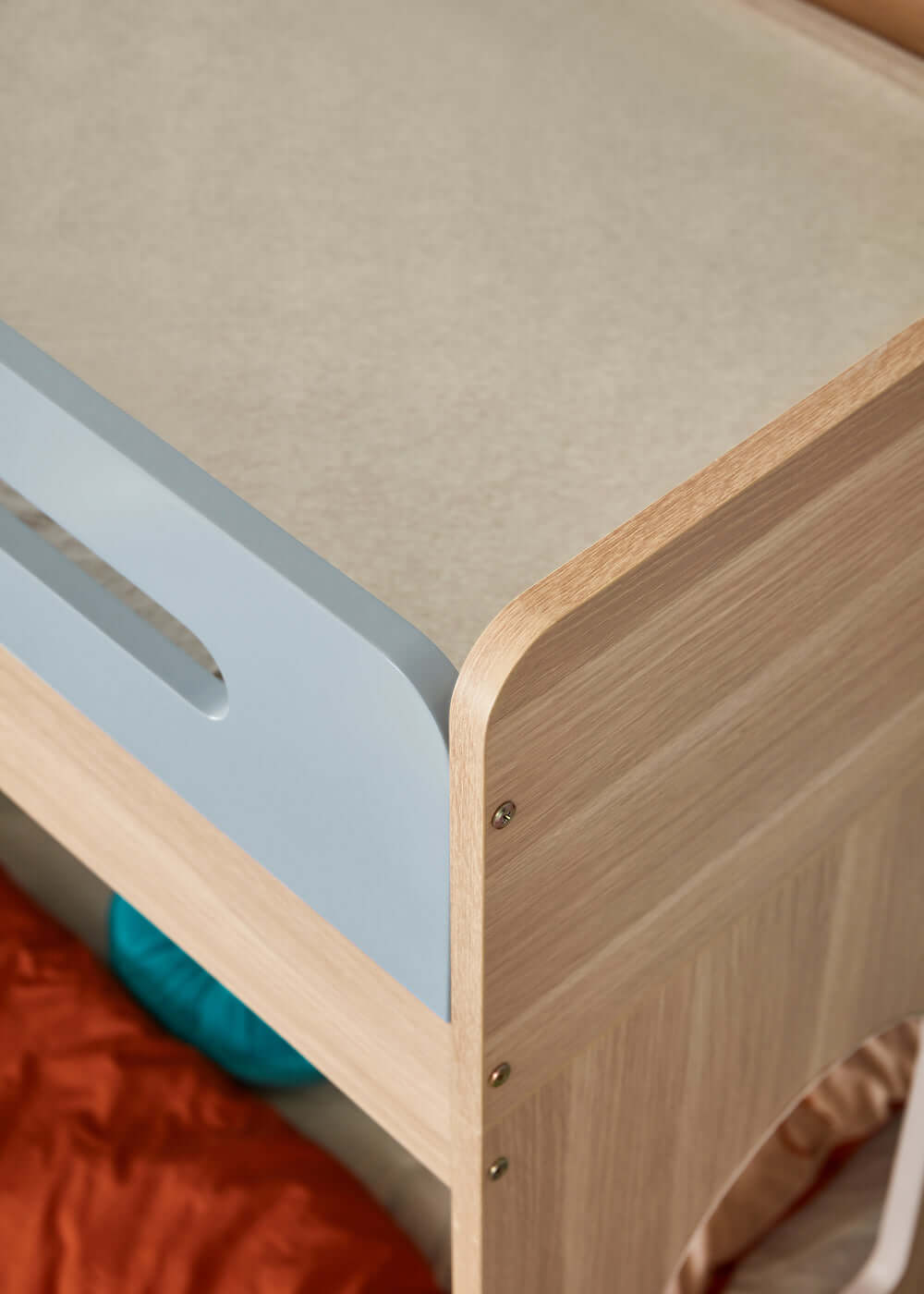 blue loft bed with mattress set all 12