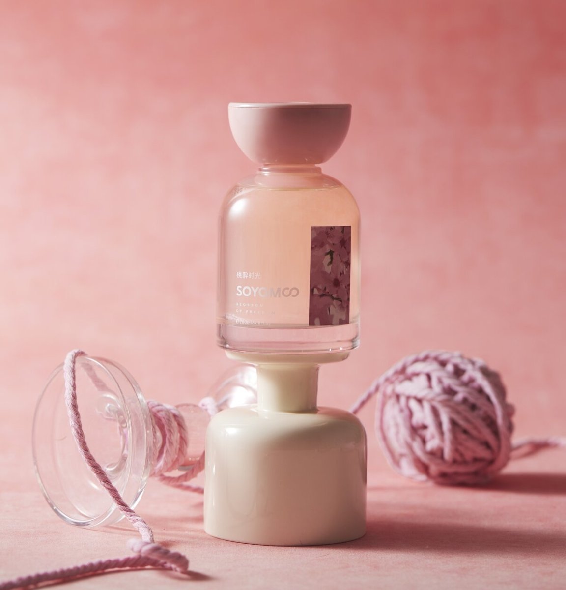 Blushing Peach Bliss Sculpted Round Shoulder Reed Diffuser – 200ml