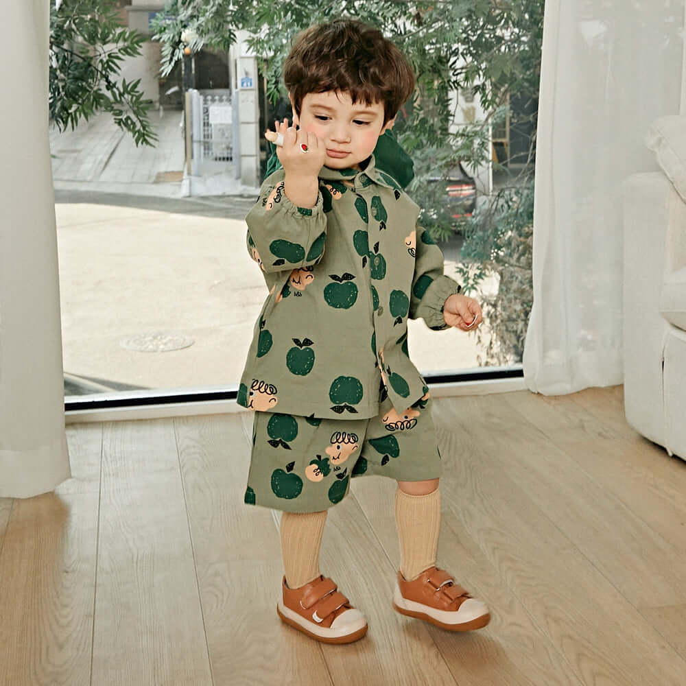 bobo soft sole non slip pre walker baby sneakers all brown 7