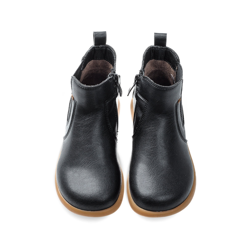 brave explorer non slip kids chelsea boots all black 5