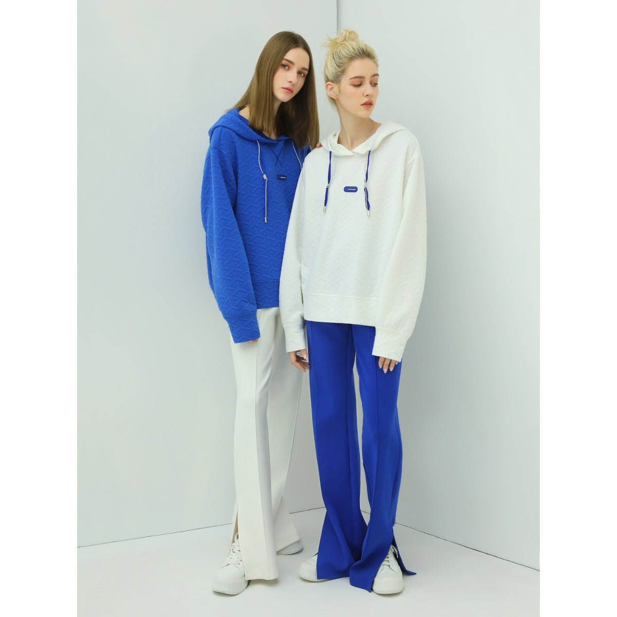 breathable casual flared pants with side slits all all 2