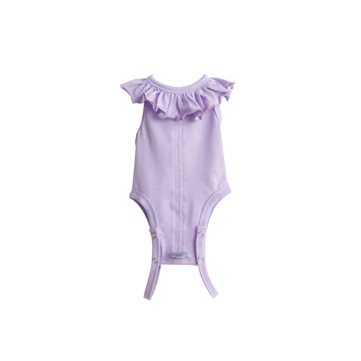 Breathable Cat Recovery Suit with Ruffle Collar