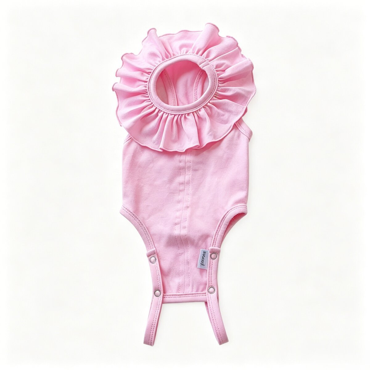 Breathable Cat Recovery Suit with Ruffle Collar