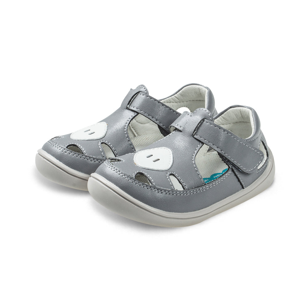 breathable non slip soft sole unisex walking shoes all grey 3