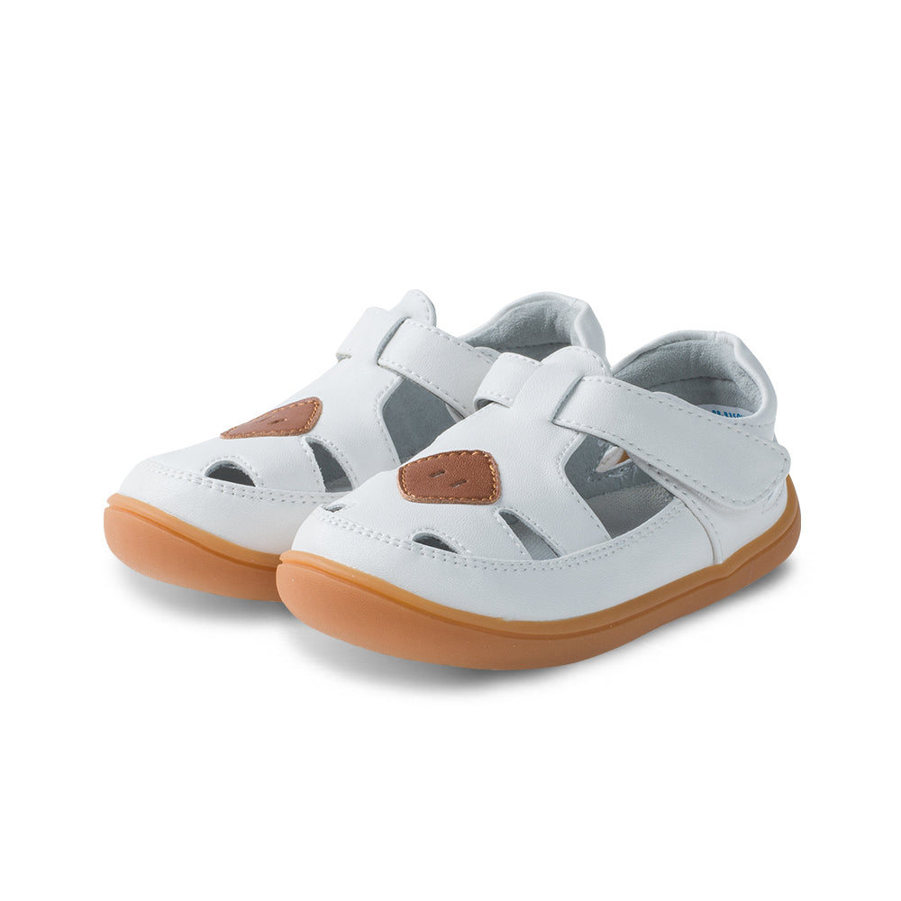 breathable non slip soft sole unisex walking shoes all white 2