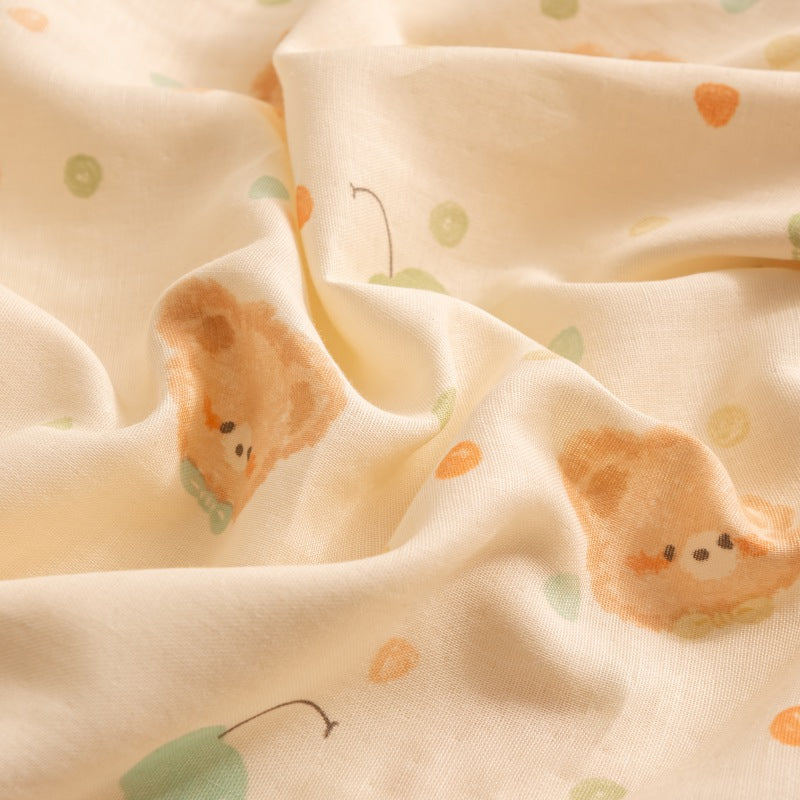 Breathable Pure Cotton Gauze Kids Pillowcase Pair