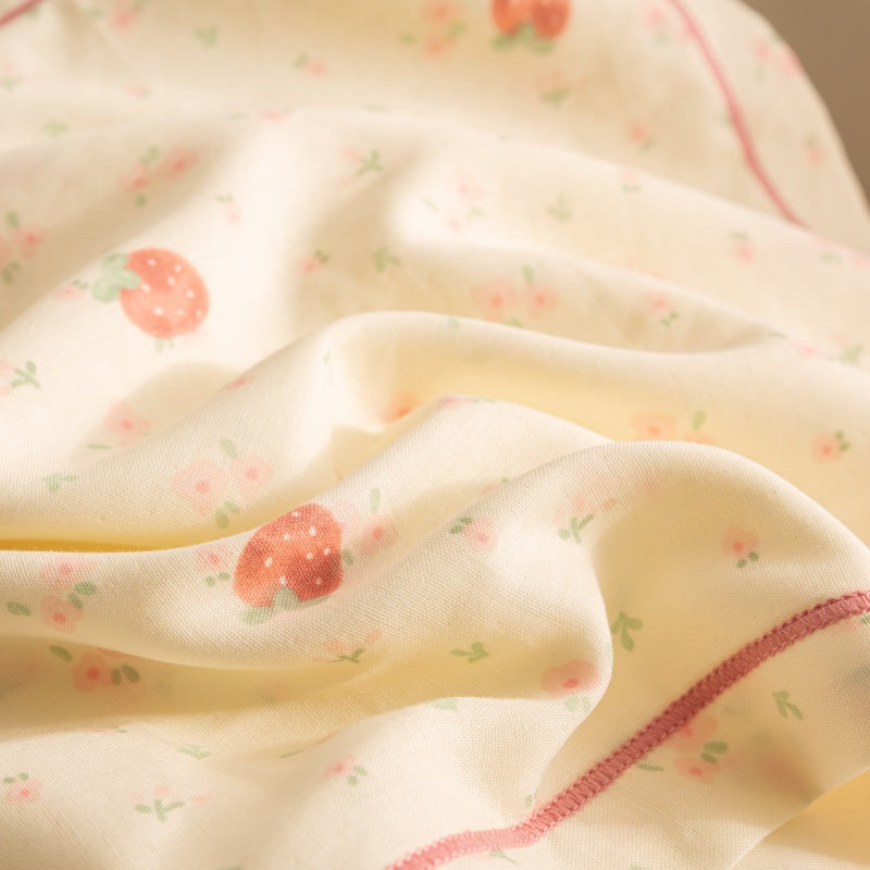 Breathable Pure Cotton Gauze Kids Pillowcase Pair