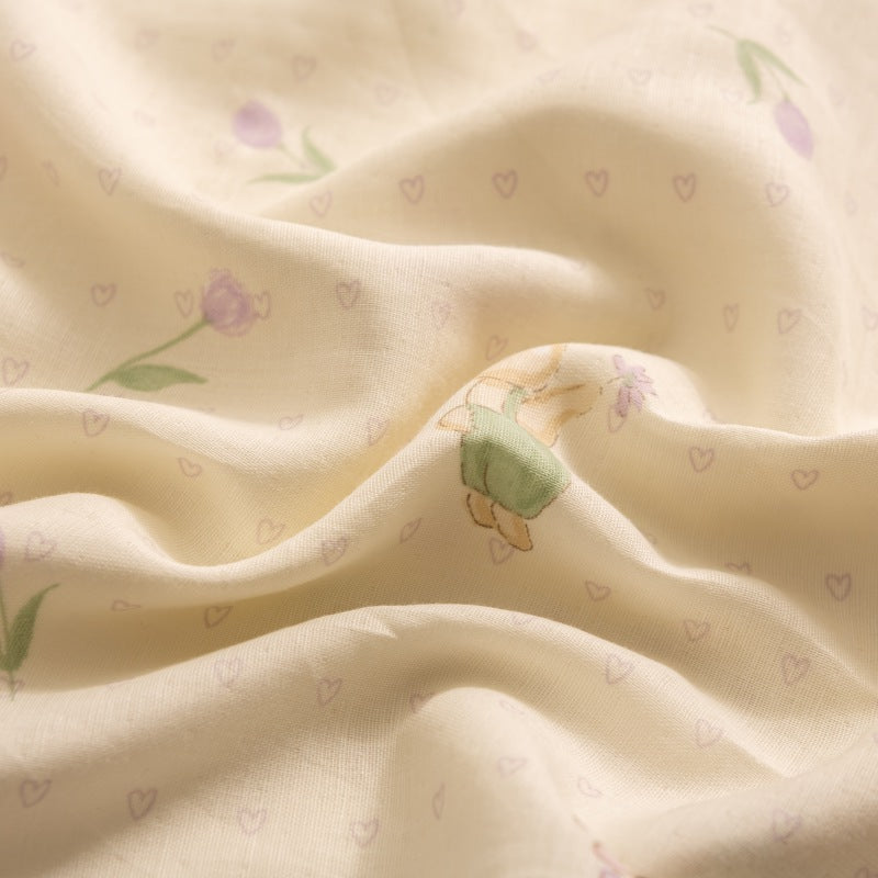 Breathable Pure Cotton Gauze Kids Pillowcase Pair