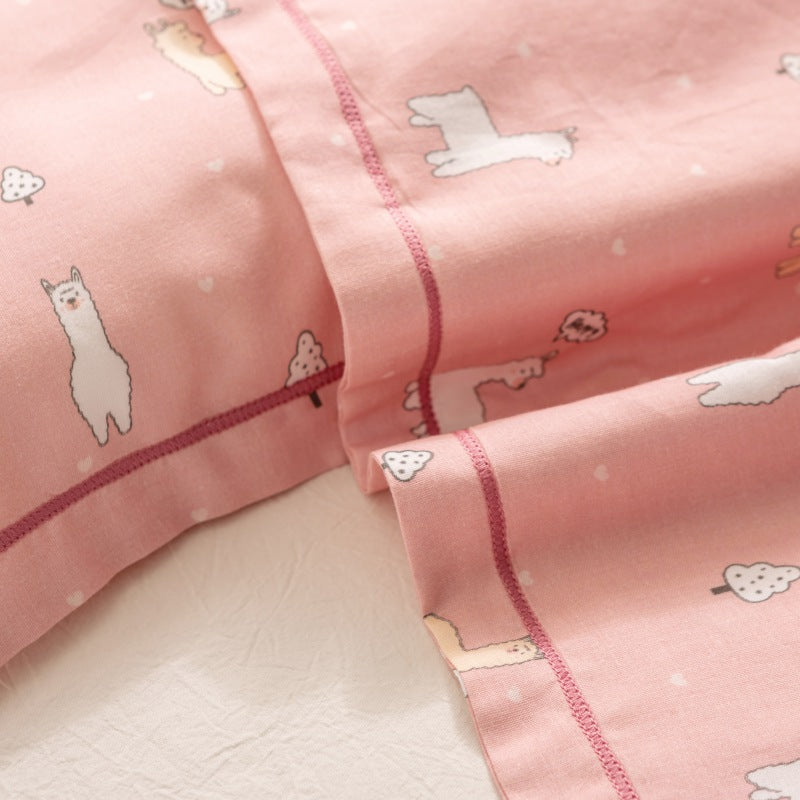 Breathable Pure Cotton Gauze Kids Pillowcase Pair