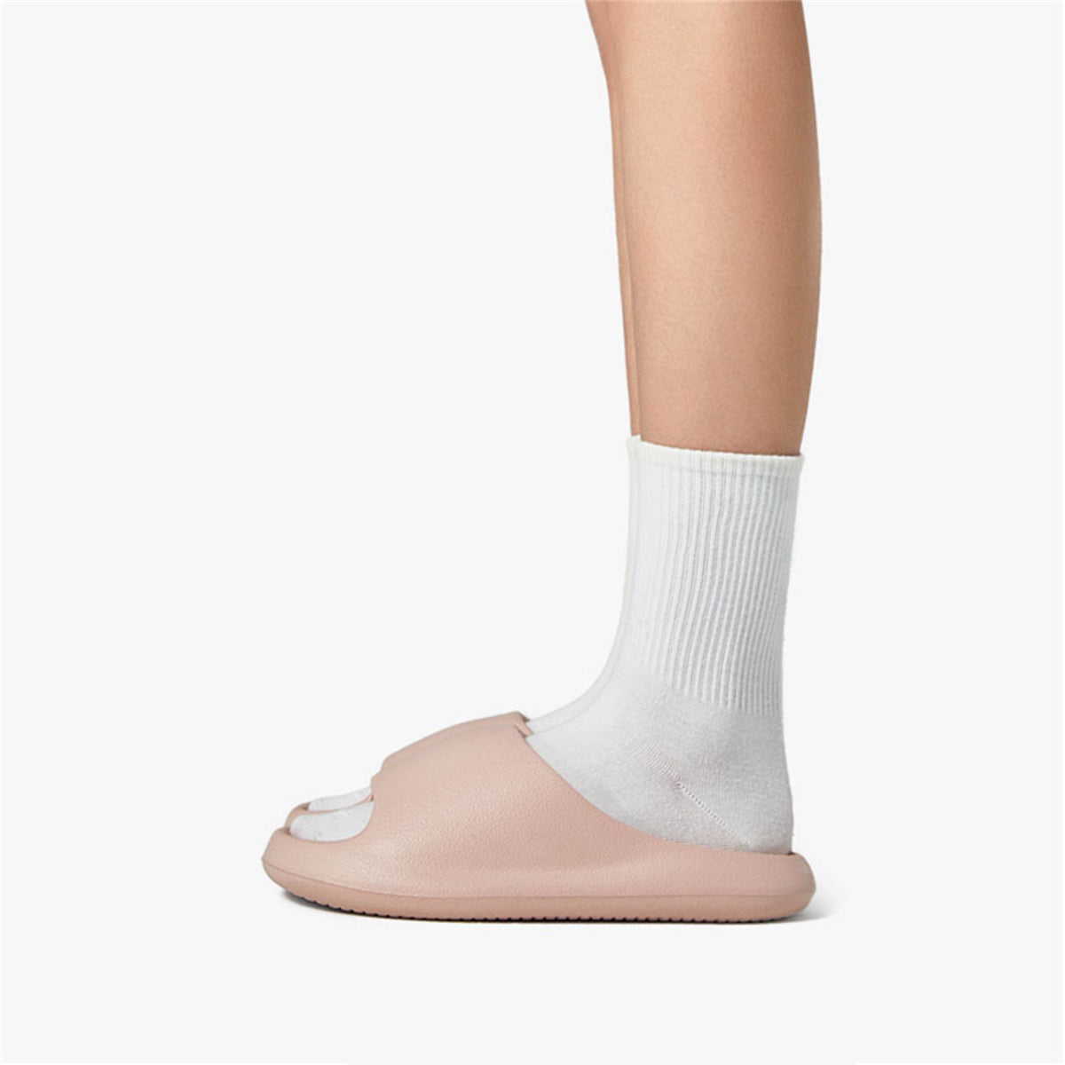 breathable thick sole sandals all pink 2