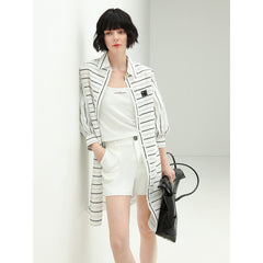 Breezy Radiant Lightweight Striped Shirt