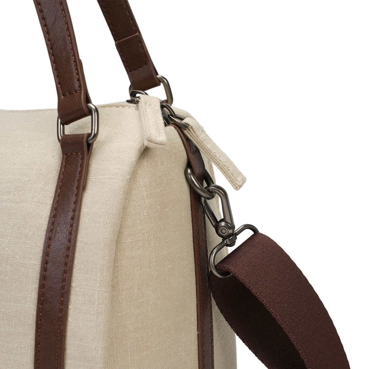 Breezy Ramie Pillow Tote Bag