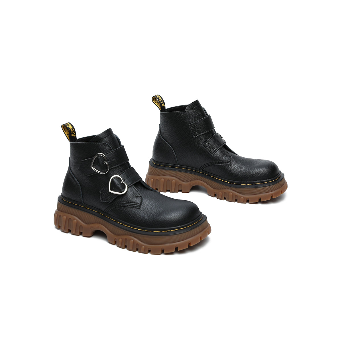 british lad ankle boots all black 3