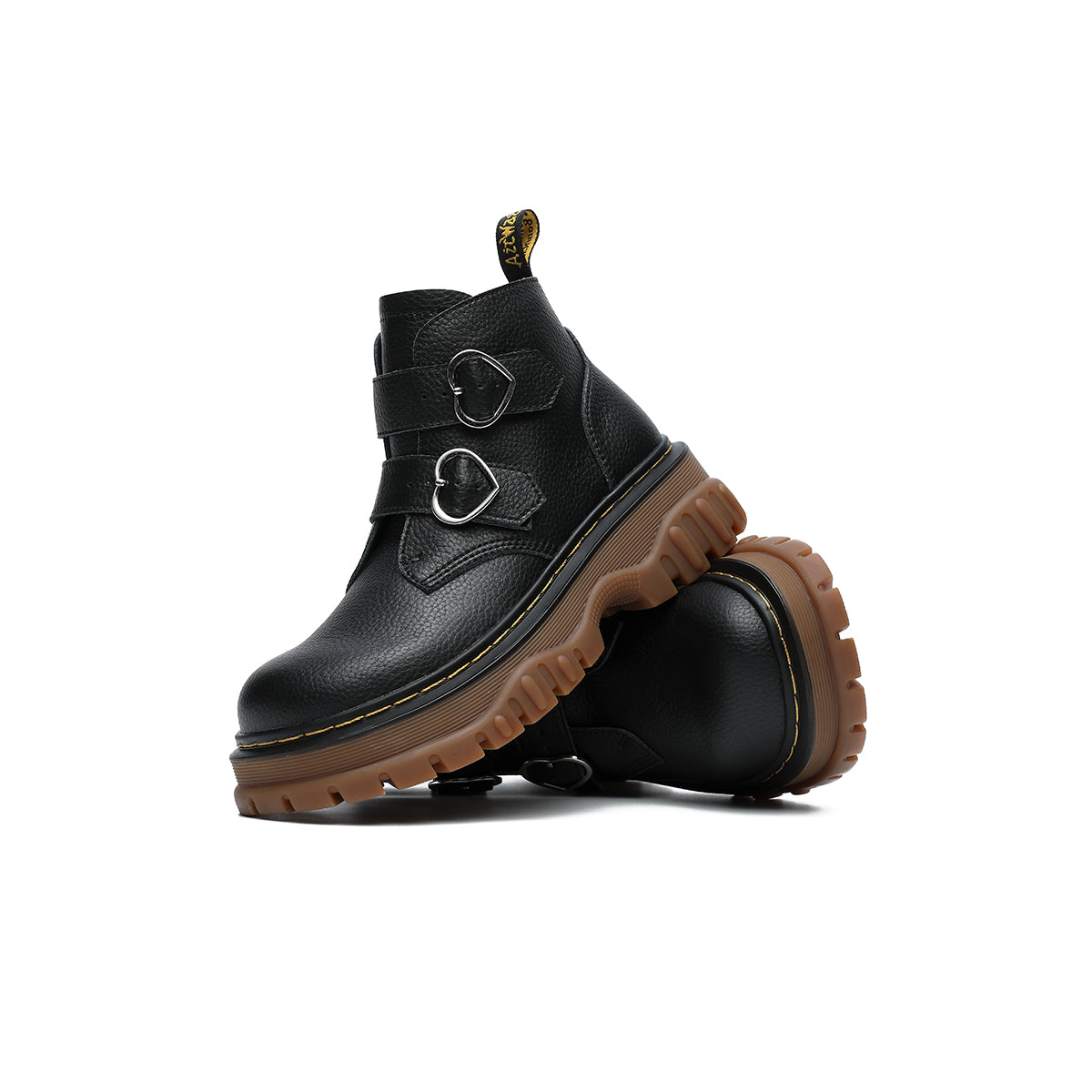 british lad ankle boots all black 4