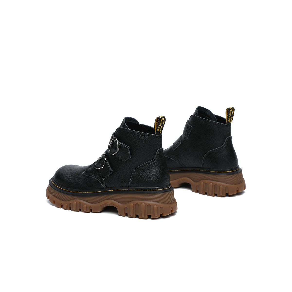 british lad ankle boots all black 5