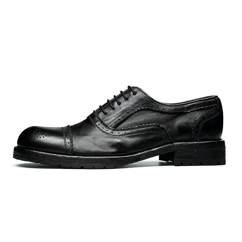 Brogue Oxford Elite Leather Lace Ups for Men