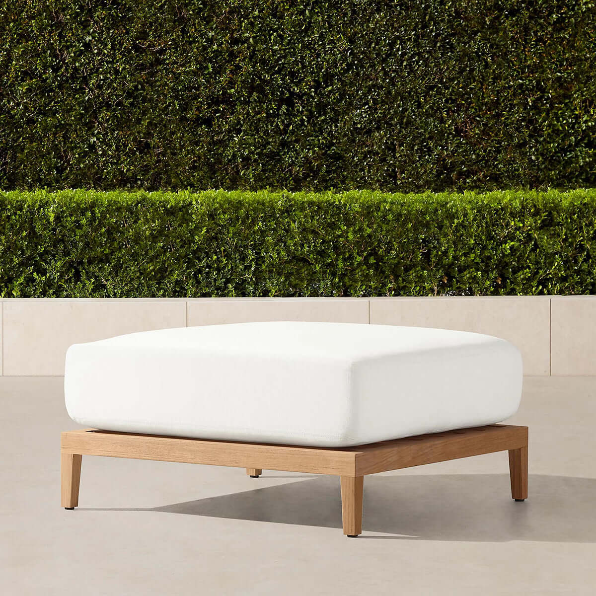 Bruce Leisure Teak Ottoman - 0cm