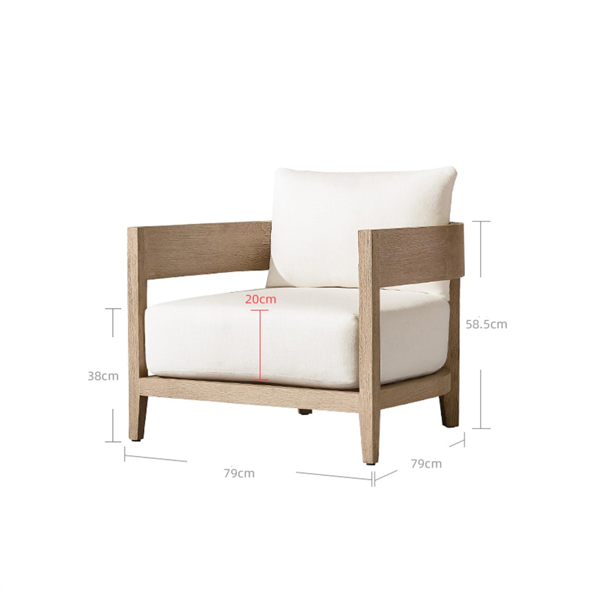 bruce outdoor sofa single all 1
