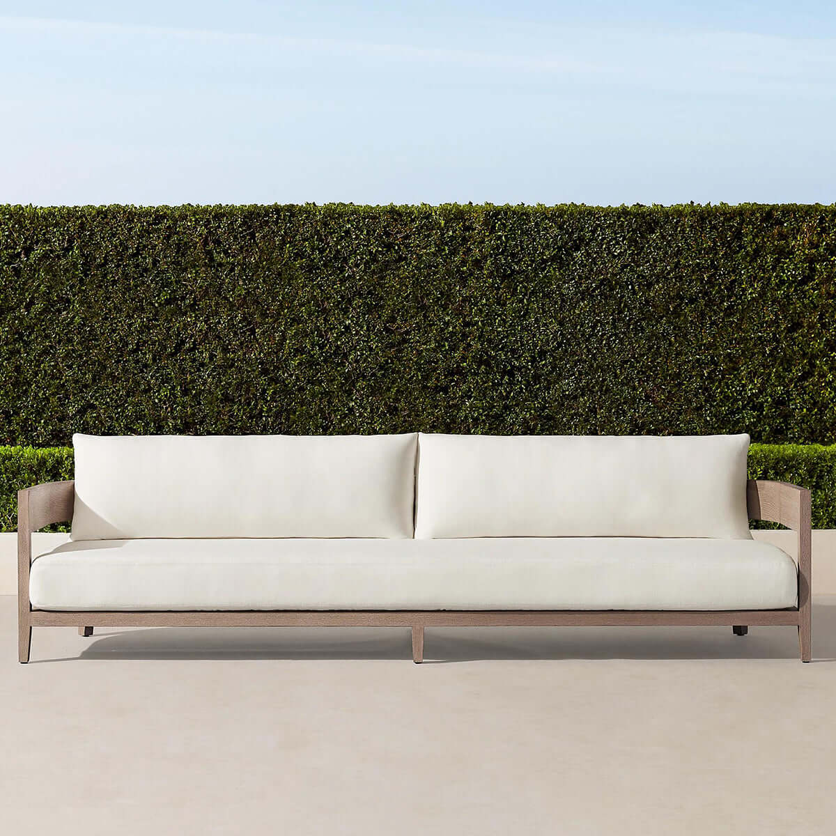 bruce outdoor sofa four seater mocha 1