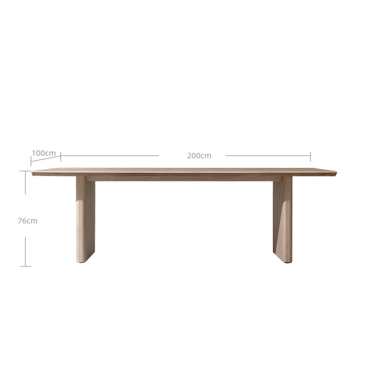 bruce paneled teak long table 2m all 1