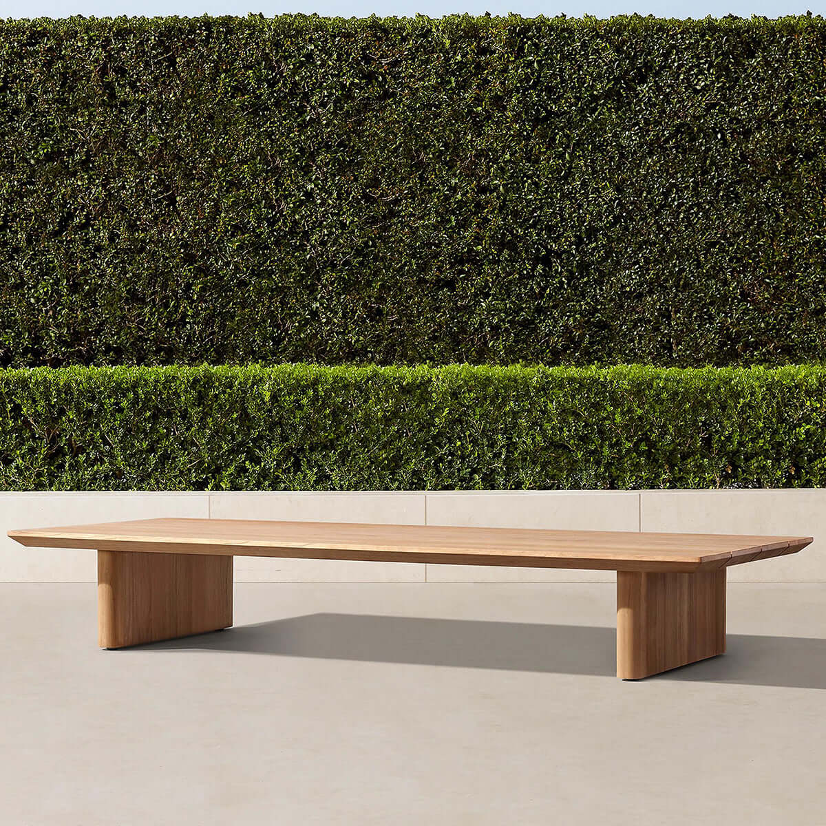 Bruce Rectangular Teak Coffee Table - 0cm