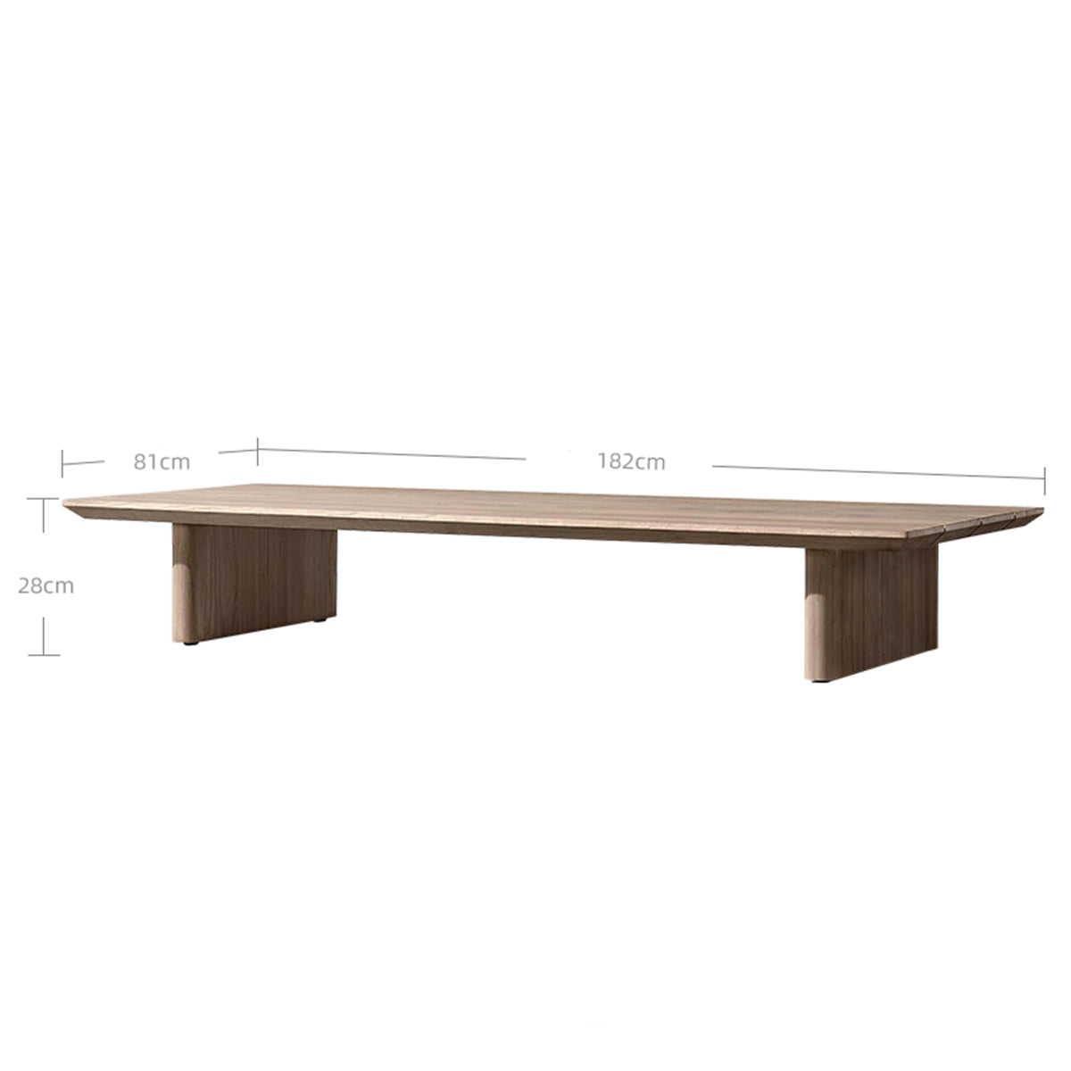 bruce rectangular teak coffee table 1.8m all 1