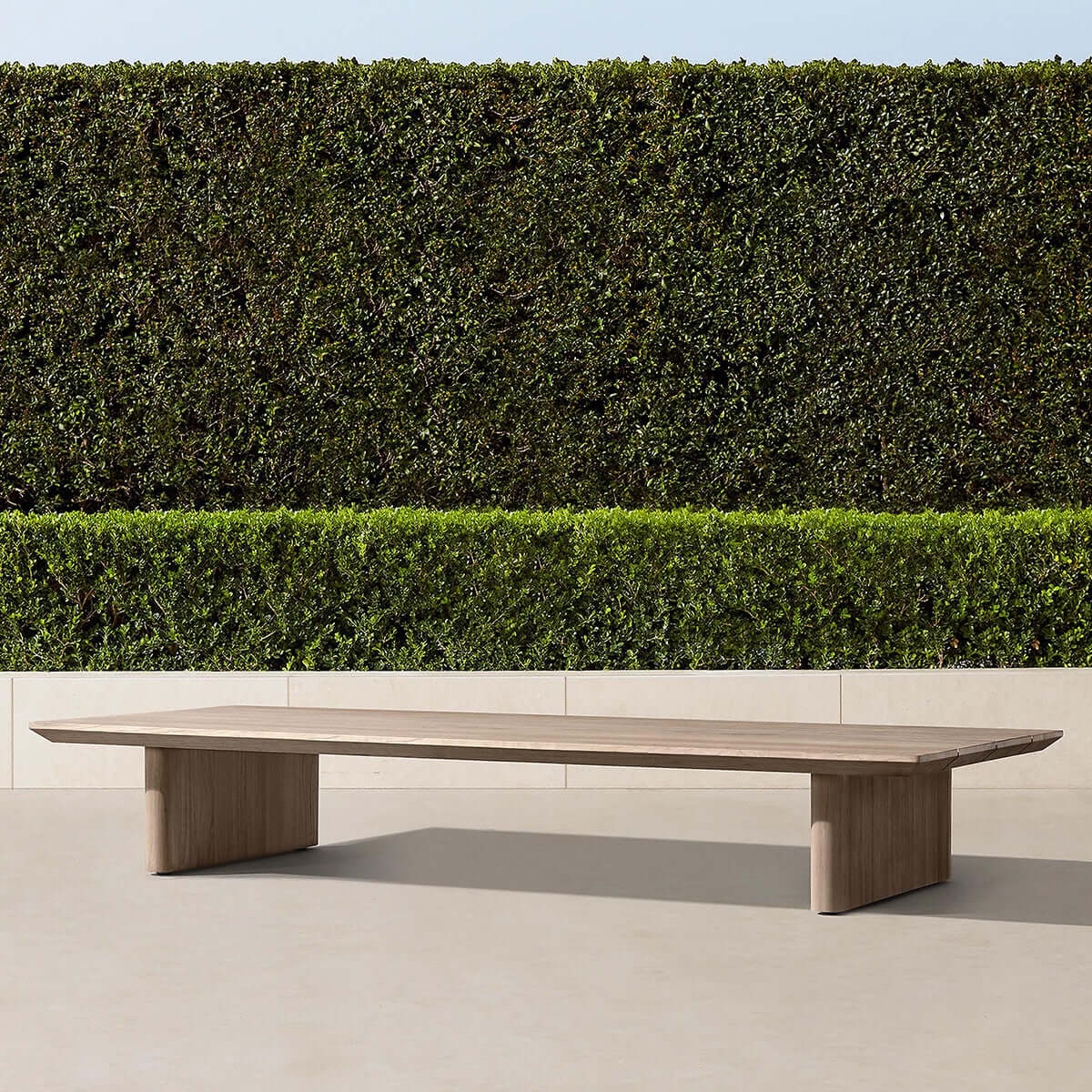 bruce rectangular teak coffee table all mocha 2