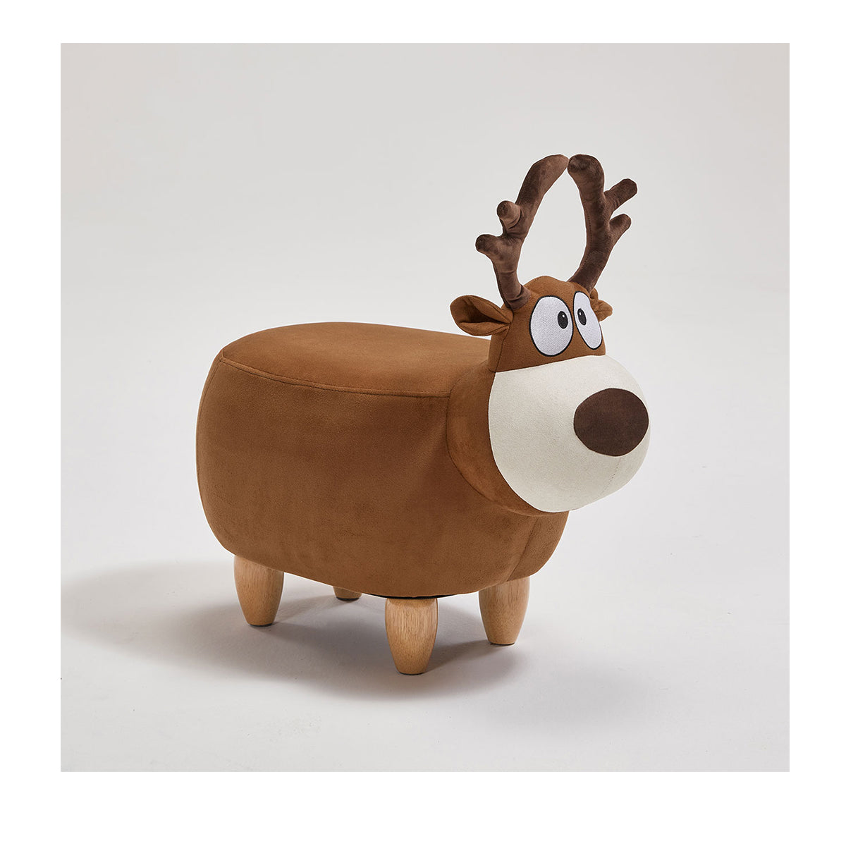 buddy reindeer kids brown stool all 2