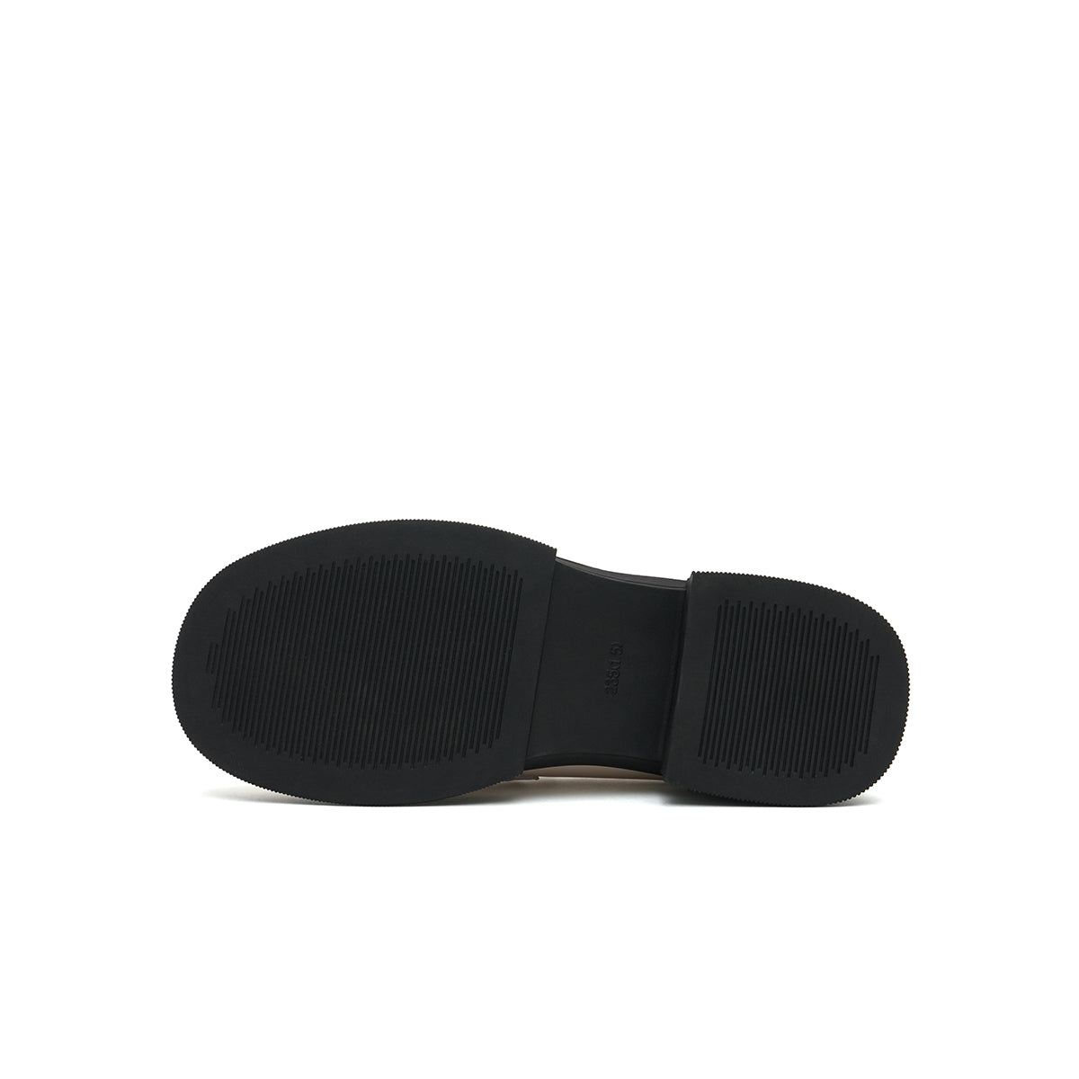 butterfly flat british style loafers all beige 4