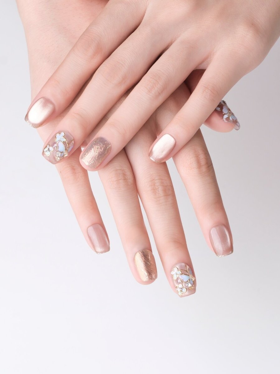Butterfly Romance 3D Press-On Nails