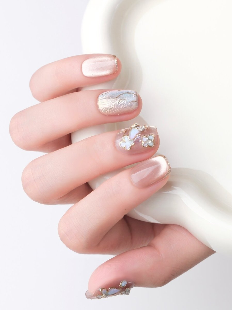 Butterfly Romance 3D Press-On Nails